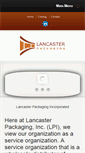 Mobile Screenshot of lancasterpackaging.com